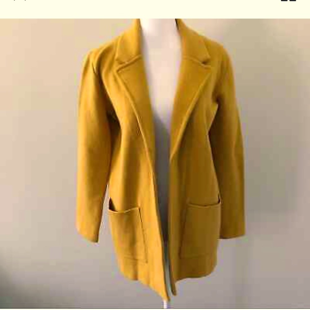 Magaschoni Mustard Yellow Women's Cardigan